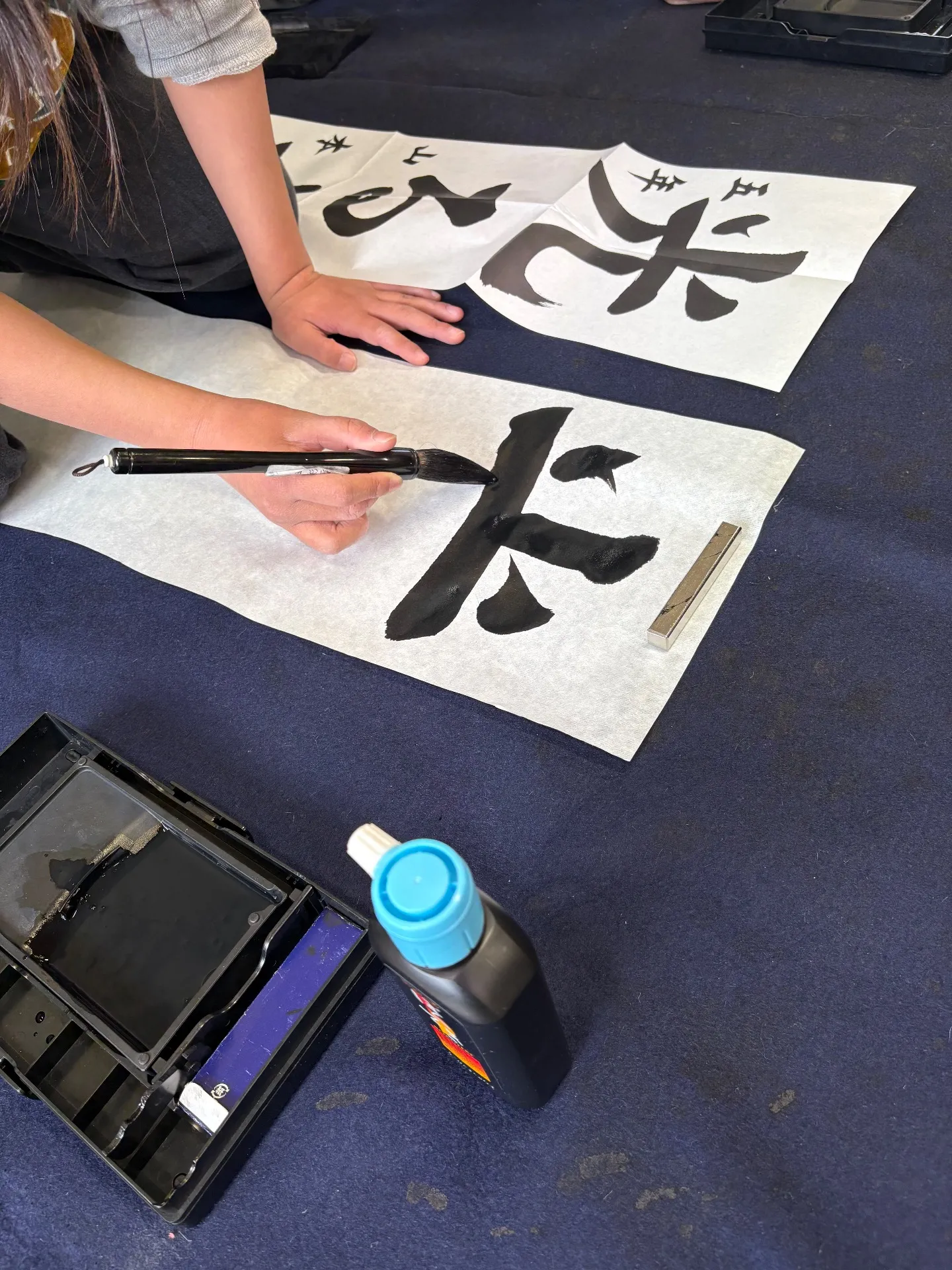 正真正銘の書き初め!?